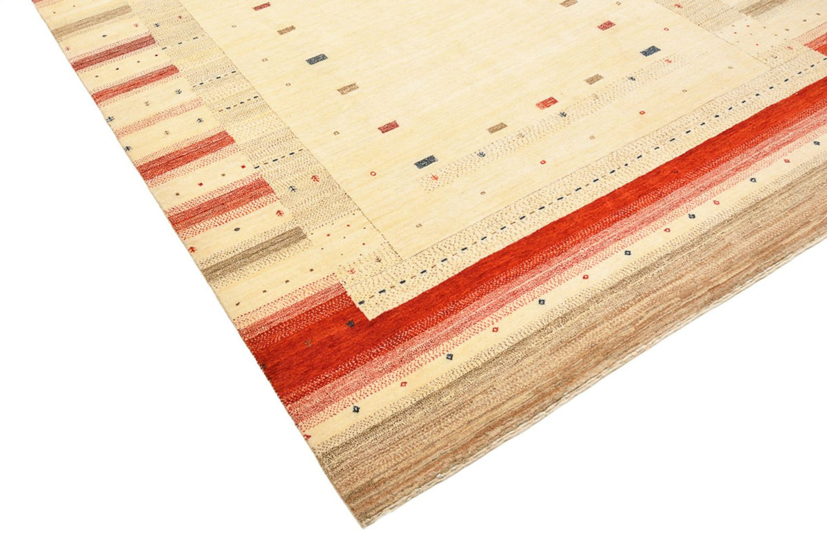 Gabbeh-mattan - Loribaft Indus - 248 x 195 cm - ljusbeige