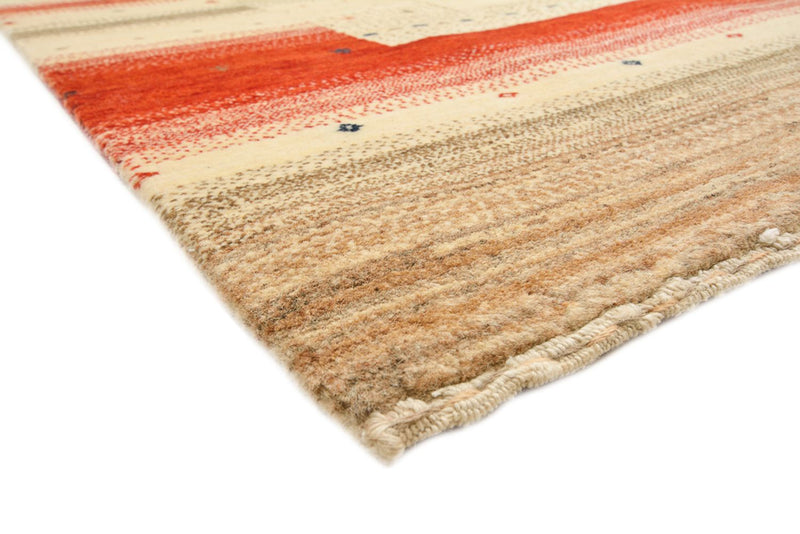 Gabbeh-mattan - Loribaft Indus - 248 x 195 cm - ljusbeige