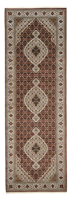 Runner Orientaliska mattor - Tabriz - 362 x 122 cm - ljusbeige