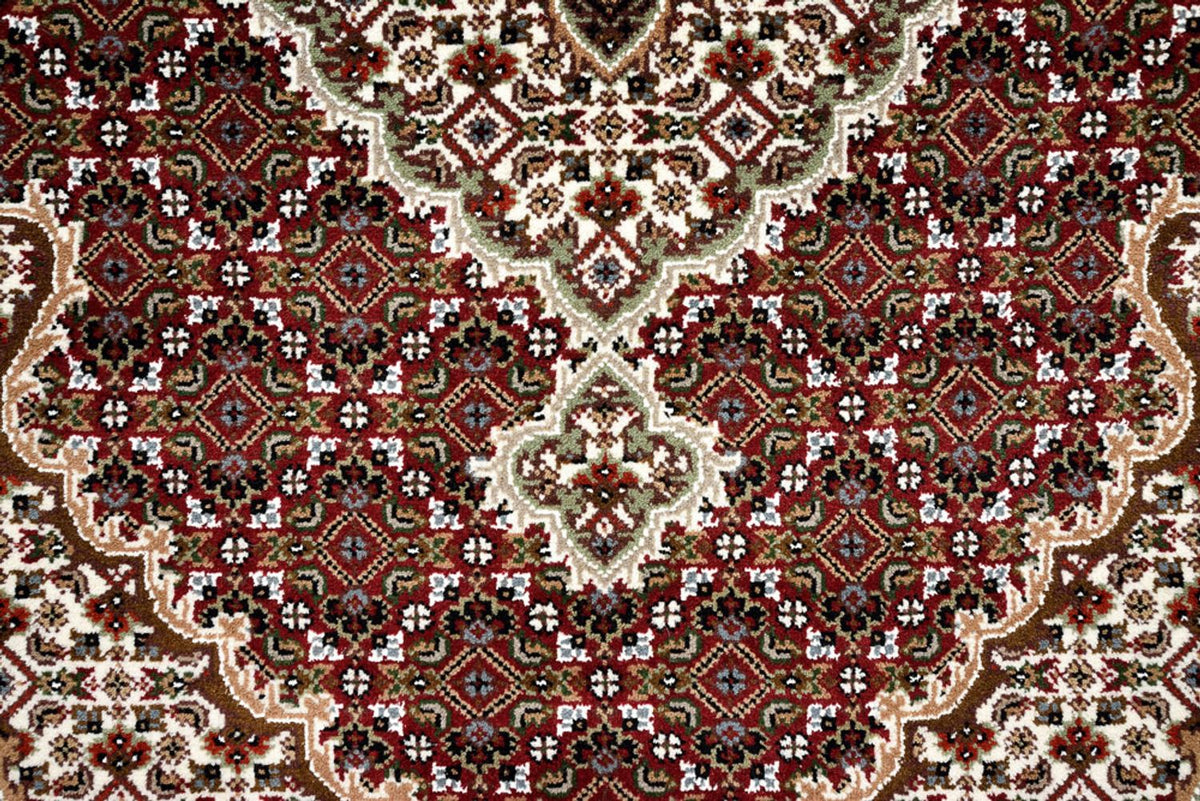 Runner Orientaliska mattor - Tabriz - 362 x 122 cm - ljusbeige