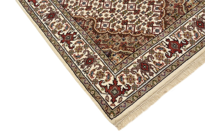 Runner Orientaliska mattor - Tabriz - 602 x 81 cm - ljusbeige