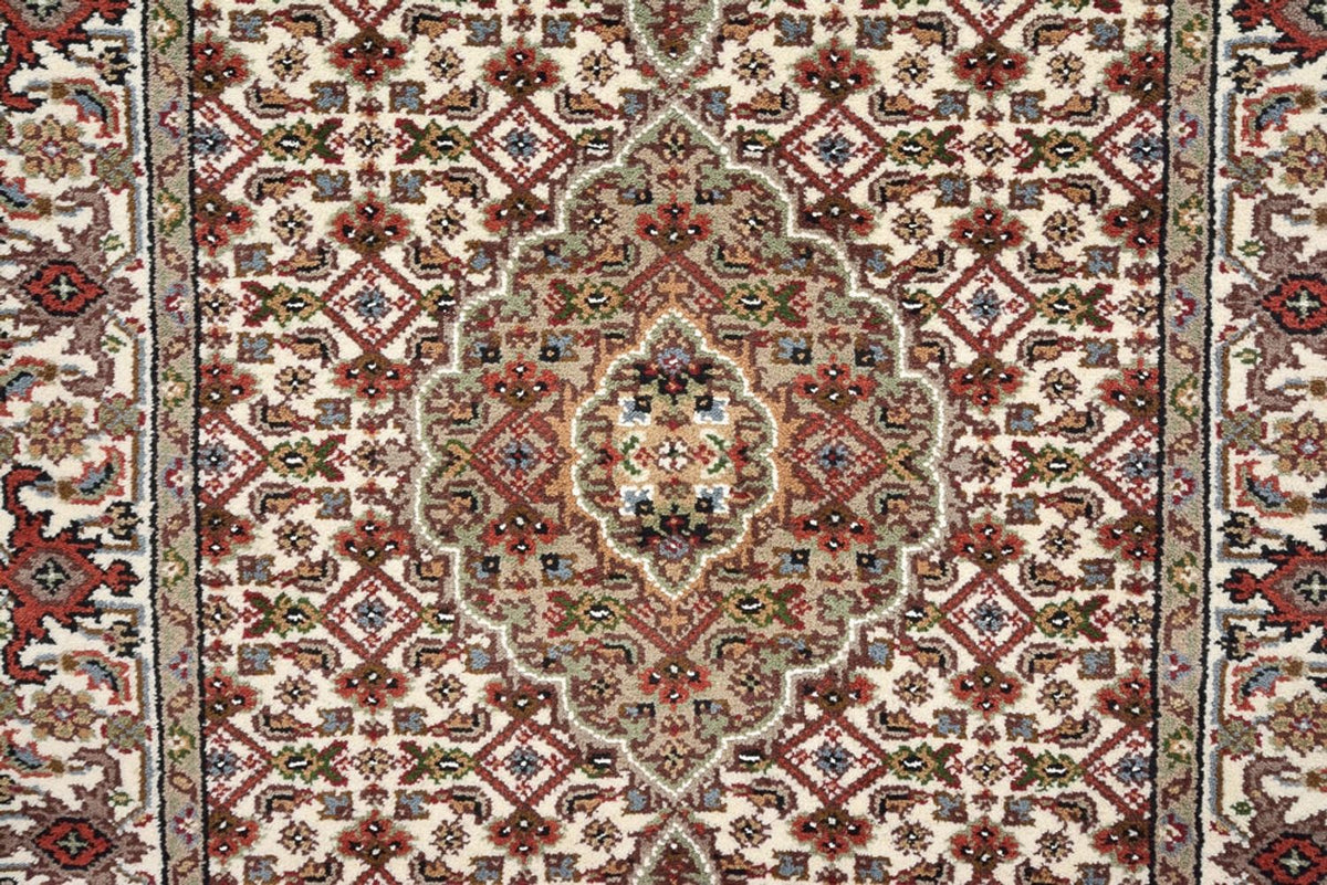 Runner Orientaliska mattor - Tabriz - 602 x 81 cm - ljusbeige