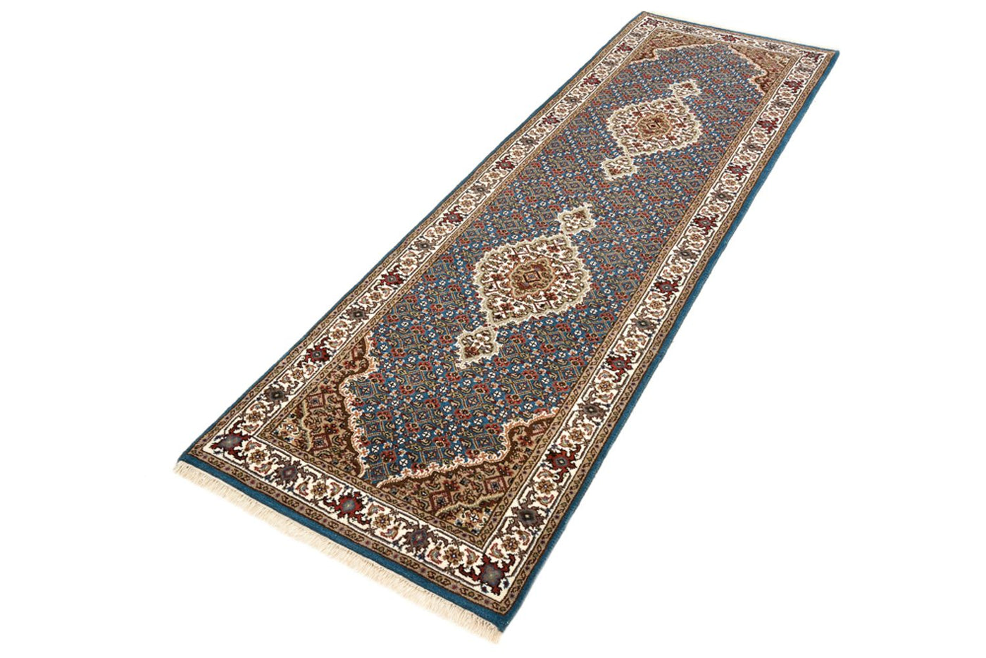 Indo Tabriz Mattan 244x75cm - Oriental Carpet