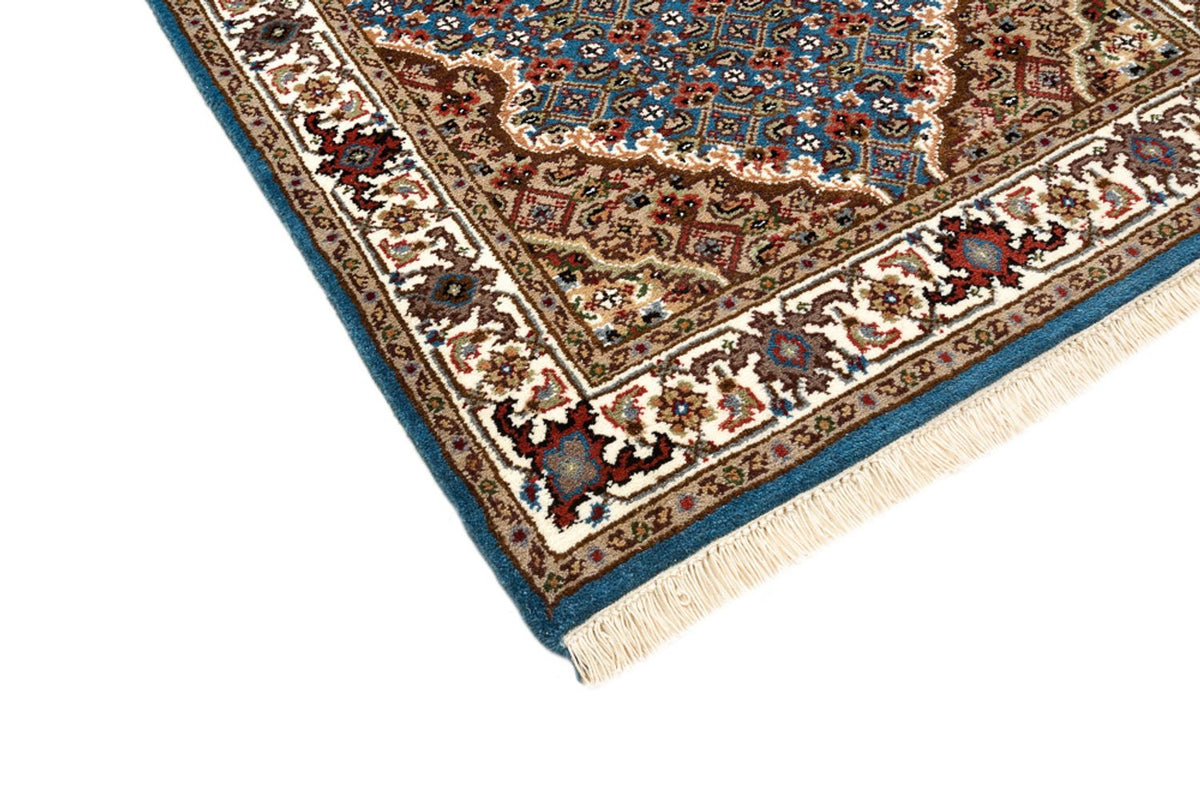 Runner Orientaliska mattor - Tabriz - 244 x 75 cm - mörkblå