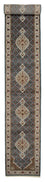 Runner Orientaliska mattor - Tabriz - 615 x 79 cm - mörkblå