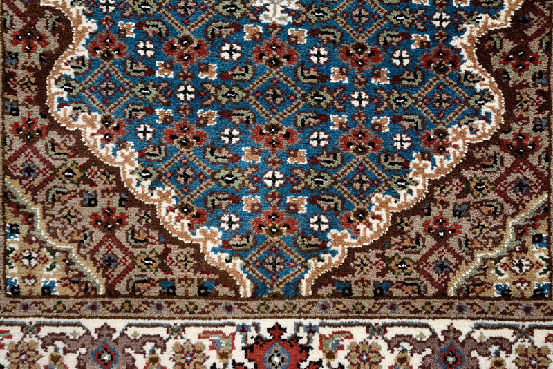 Runner Orientaliska mattor - Tabriz - 615 x 79 cm - mörkblå