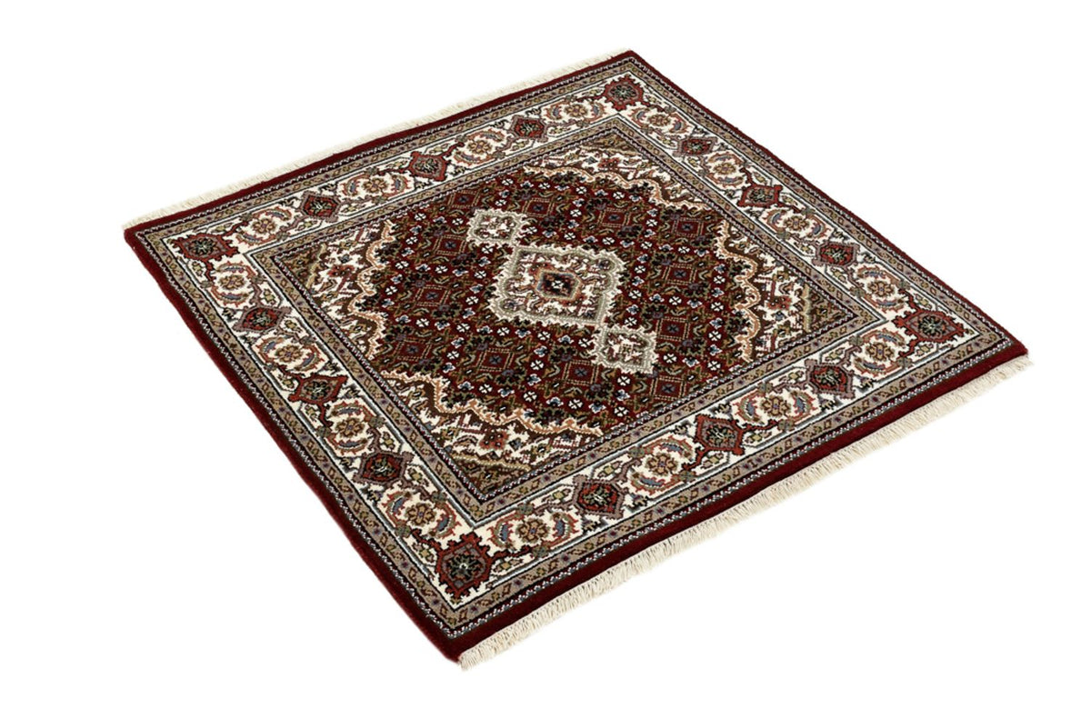 Orientaliska mattor - Tabriz - 93 x 89 cm - grädde
