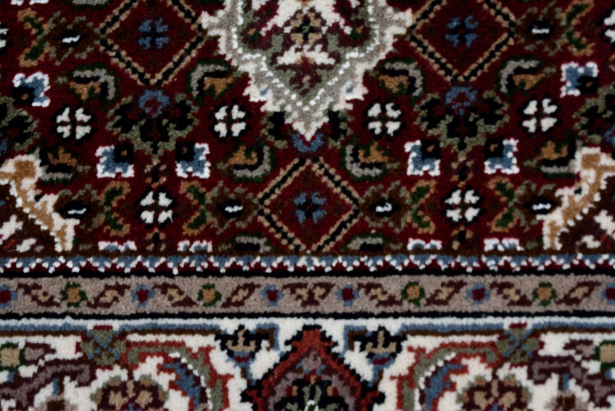Orientaliska mattor - Tabriz - 93 x 89 cm - grädde