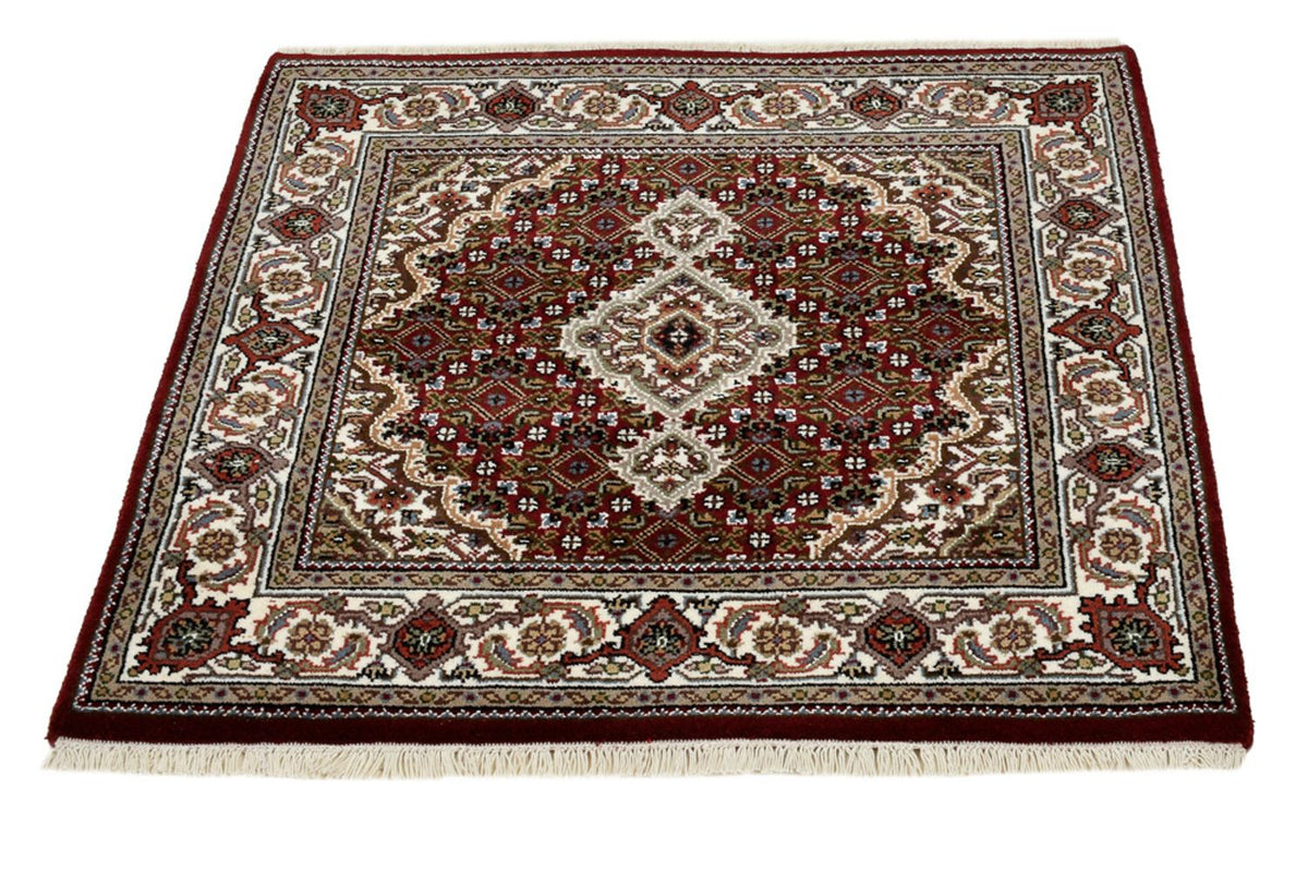 Orientaliska mattor - Tabriz - 93 x 89 cm - grädde