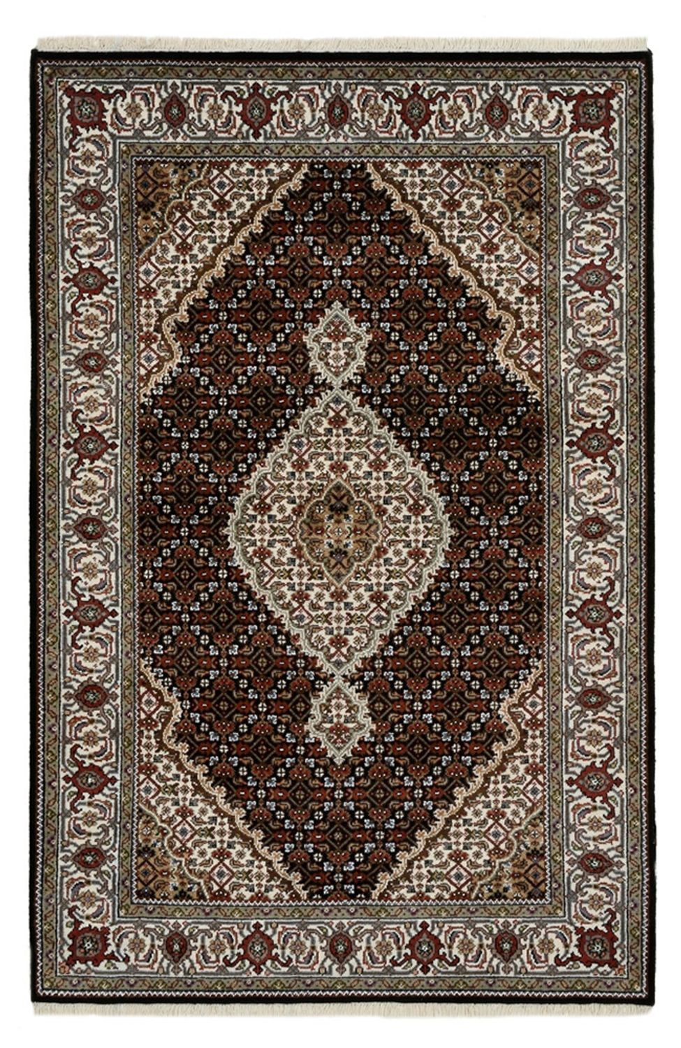 Orientaliska mattor - Tabriz - 183 x 121 cm - grädde