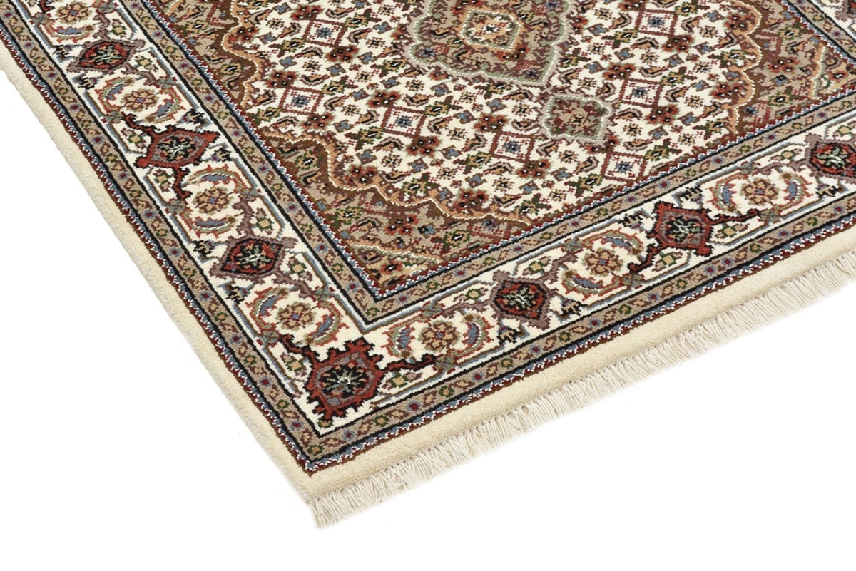 Orientaliska mattor - Tabriz - 92 x 89 cm - grädde