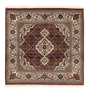 Orientaliska mattor - Tabriz - 94 x 89 cm - grädde