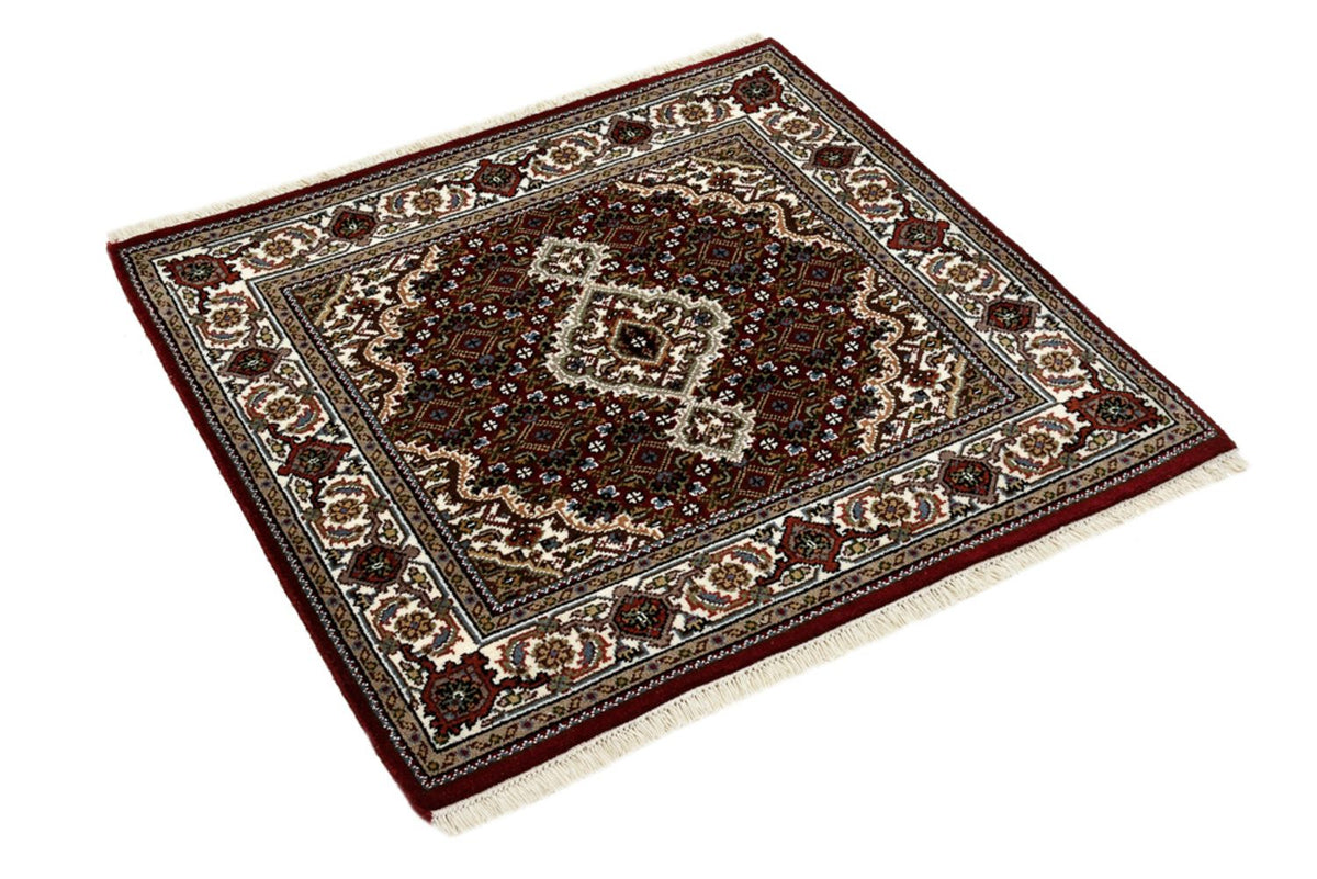 Orientaliska mattor - Tabriz - 94 x 89 cm - grädde