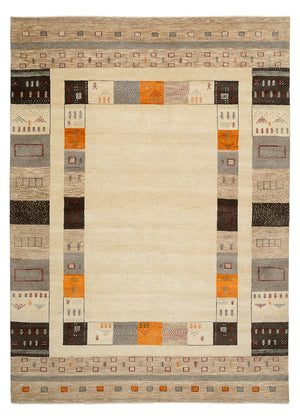 Gabbeh-mattan - Loribaft Indus - 281 x 203 cm - ljusbeige