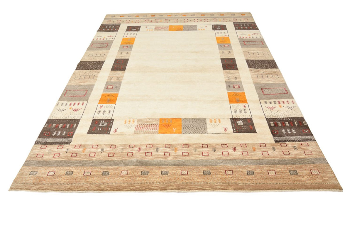Gabbeh-mattan - Loribaft Indus - 281 x 203 cm - ljusbeige