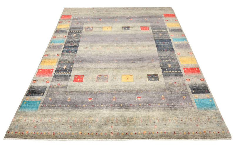 Gabbeh-mattan - Loribaft Indus - 241 x 175 cm - sand