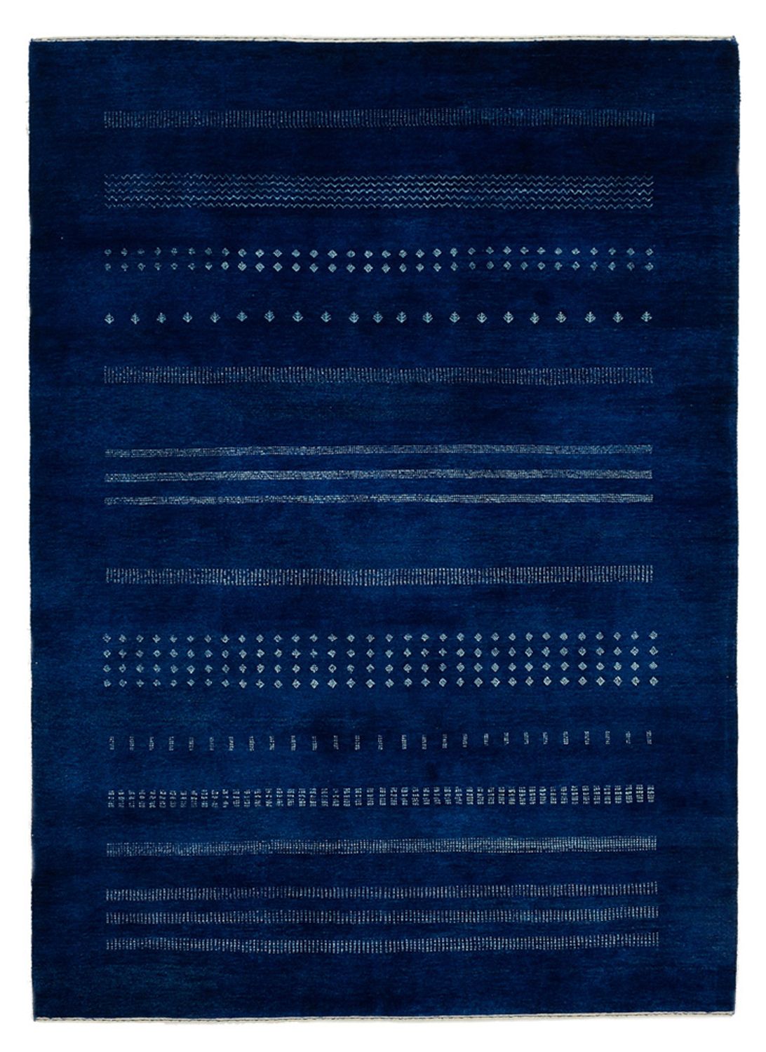 Gabbeh-mattan - Loribaft Indus - 237 x 172 cm - mörkblå