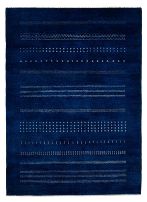 Gabbeh-mattan - Loribaft Indus - 237 x 172 cm - mörkblå