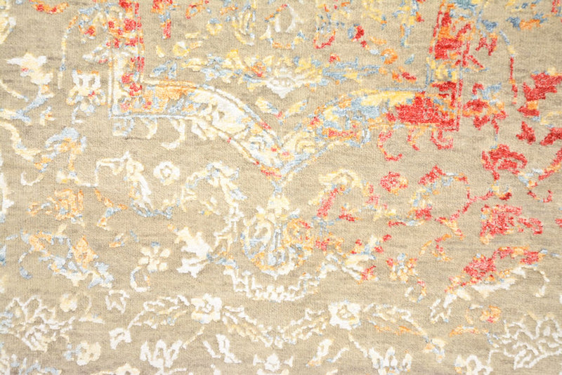 Designermatta runt  - 204 x 202 cm - sand