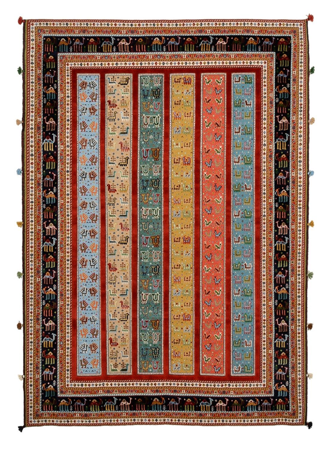 Oriental Carpet - 245 x 176 cm - flerfärgad