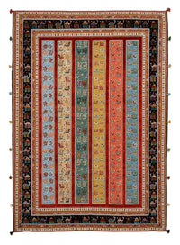 Oriental Carpet - 245 x 176 cm - flerfärgad