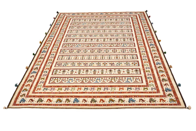 Oriental Carpet - 245 x 177 cm - ljusbeige