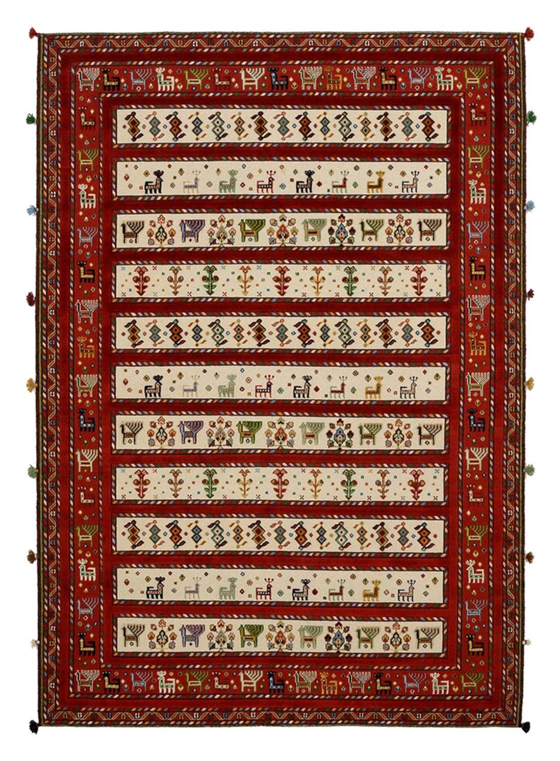 Oriental Carpet - 245 x 175 cm - ljusbeige