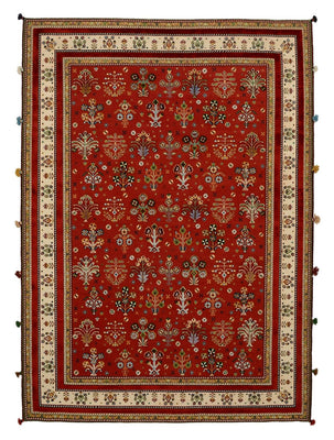 Oriental Carpet - 245 x 176 cm - röd