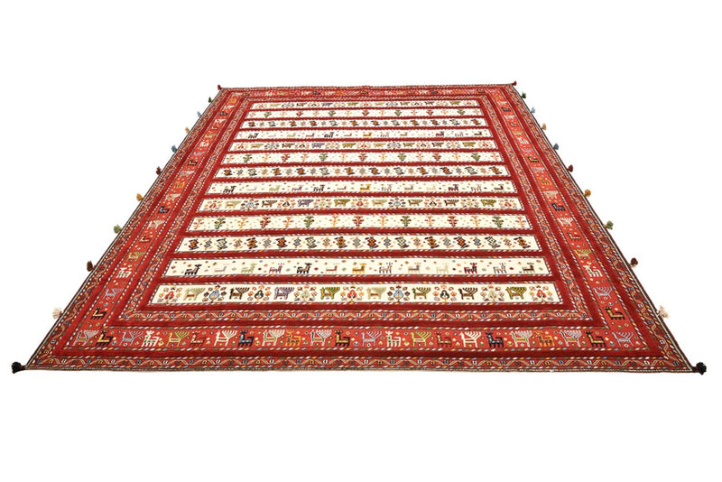 Orientalisk matta 250x300cm - ljusbeige