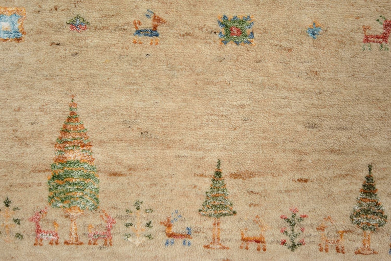 Gabbeh-mattan - Loribaft Indus - 302 x 205 cm - flerfärgad