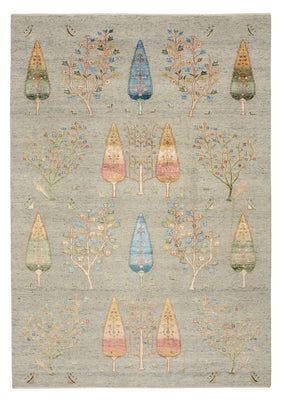 Gabbeh-mattan - Loribaft Indus - 295 x 206 cm - ljusgrå