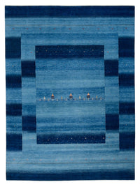Gabbeh-mattan - Loribaft Indus - 342 x 253 cm - blå