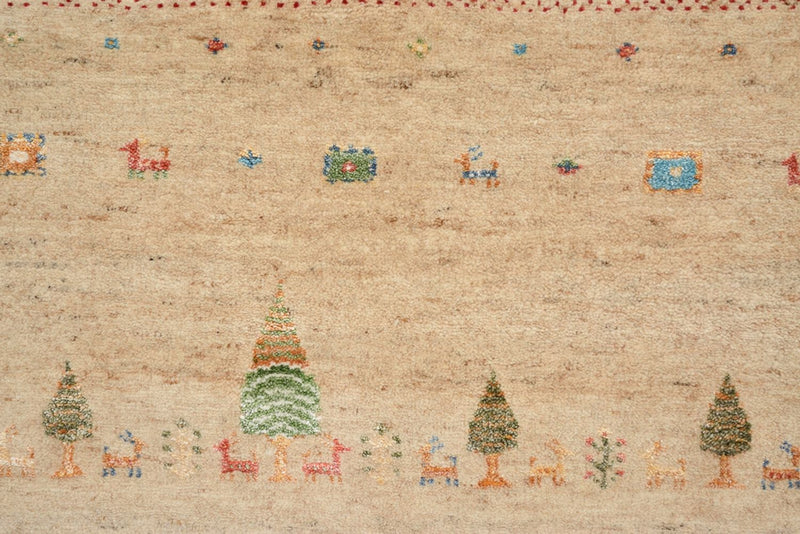 Gabbeh-mattan - Loribaft Indus - 300 x 206 cm - flerfärgad