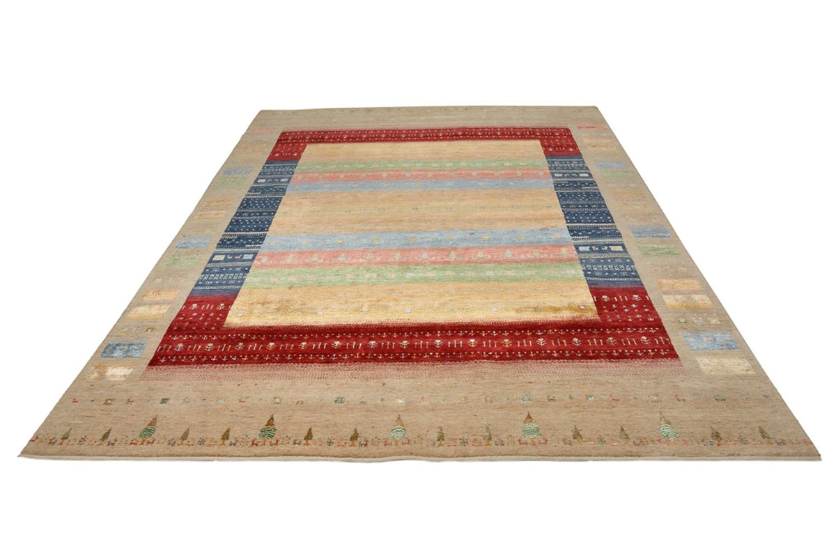 Gabbeh-mattan - Loribaft Indus - 343 x 241 cm - flerfärgad