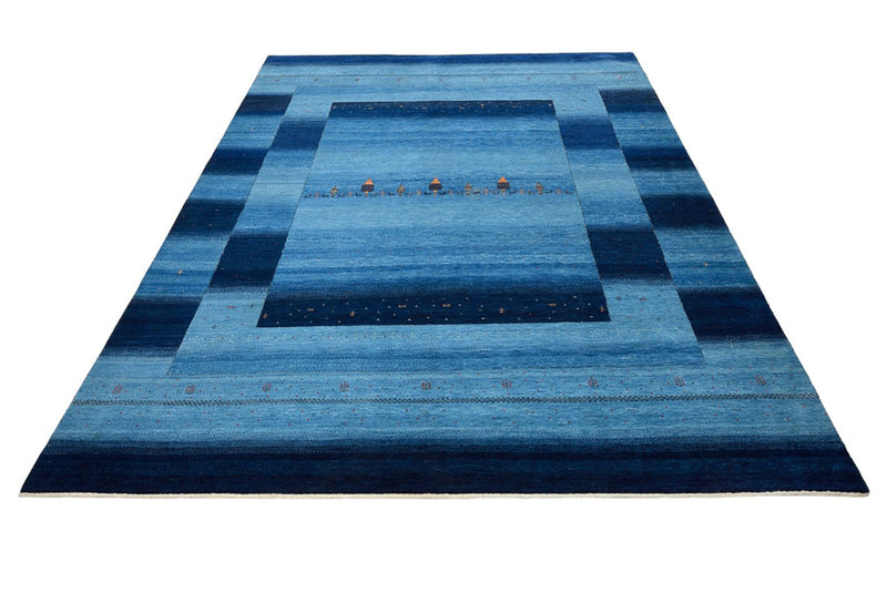 Gabbeh-mattan - Loribaft Indus - 304 x 243 cm - ljusblå