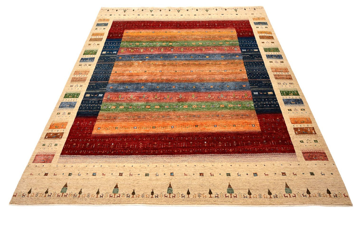 Gabbeh-mattan - Loribaft Indus - 300 x 251 cm - flerfärgad