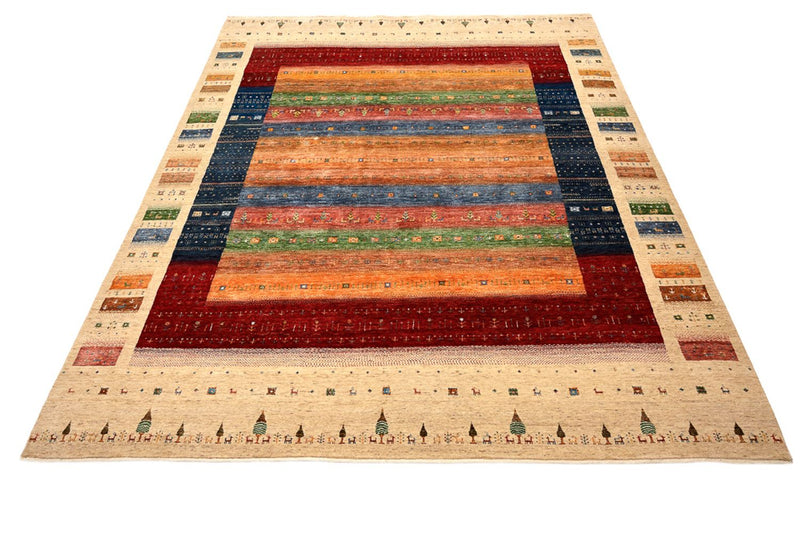 Gabbeh-mattan - Loribaft Indus - 300 x 251 cm - flerfärgad