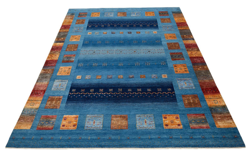 Gabbeh-mattan - Loribaft Indus - 338 x 249 cm - blå