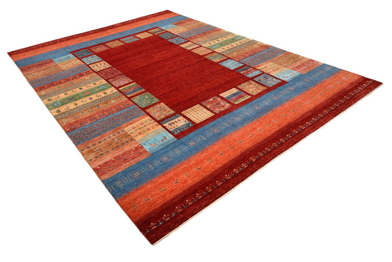 Gabbeh-mattan - Loribaft Indus - 299 x 207 cm - röd