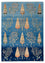 Gabbeh-mattan - Loribaft Indus - 206 x 150 cm - blå