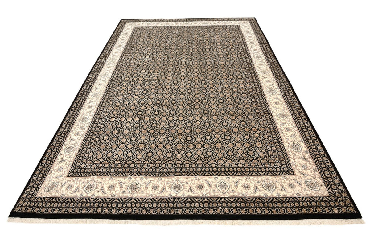 Orientaliska mattor - Bijar - Indus - 295 x 206 cm - mörk beige