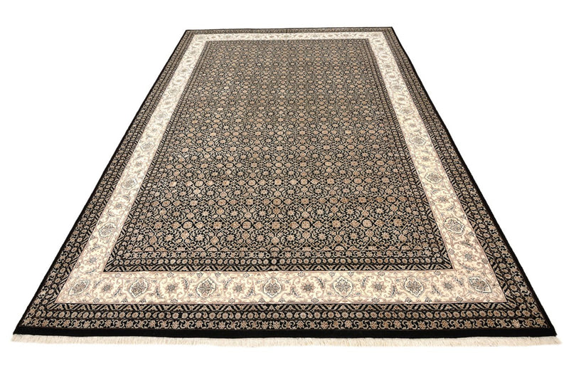 Orientaliska mattor - Bijar - Indus - 295 x 206 cm - mörk beige