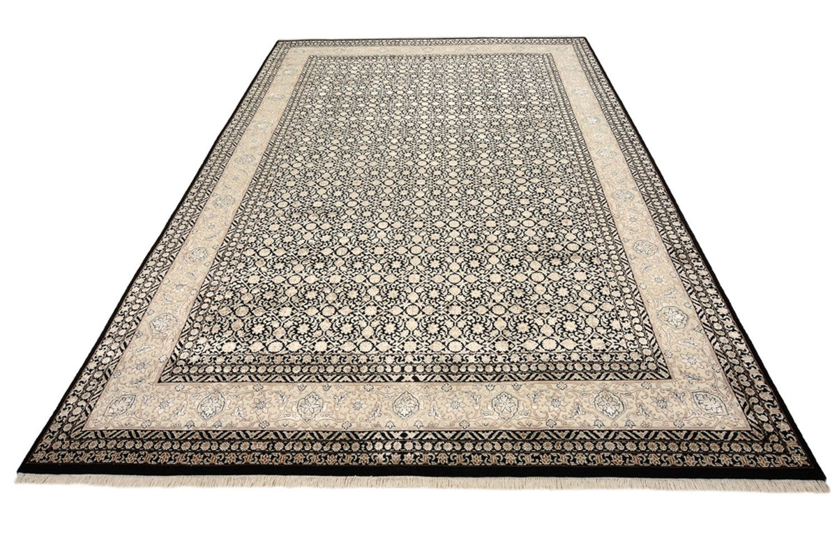 Orientaliska mattor - Bijar - Indus - 295 x 206 cm - mörk beige