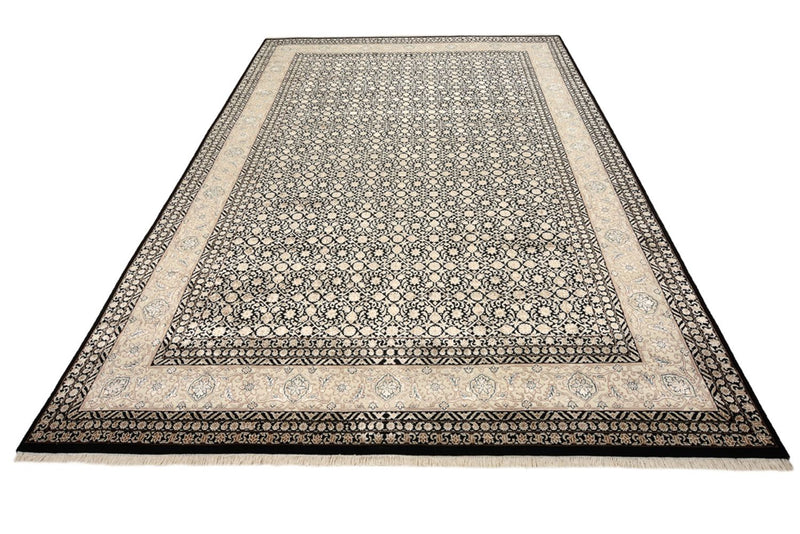 Orientaliska mattor - Bijar - Indus - 295 x 206 cm - mörk beige