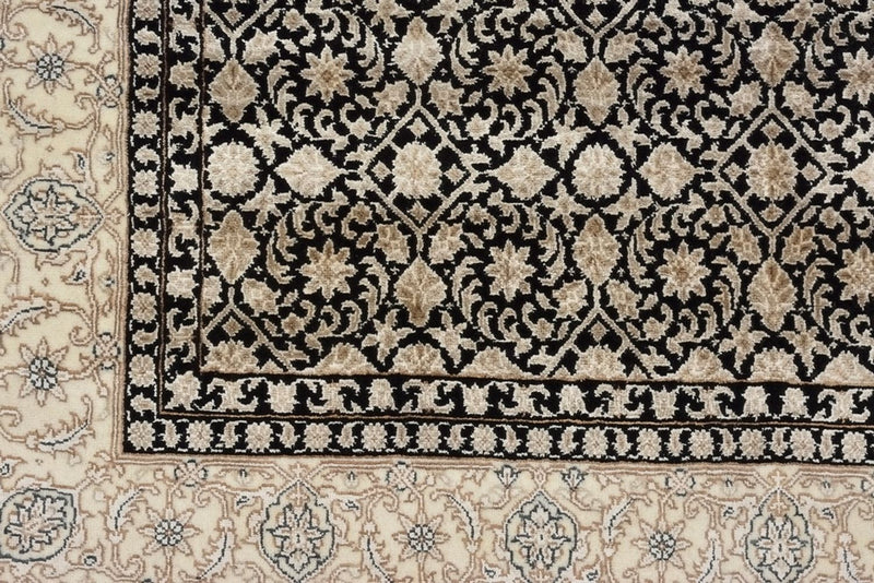 Orientaliska mattor - Bijar - Indus - 209 x 139 cm - mörk beige