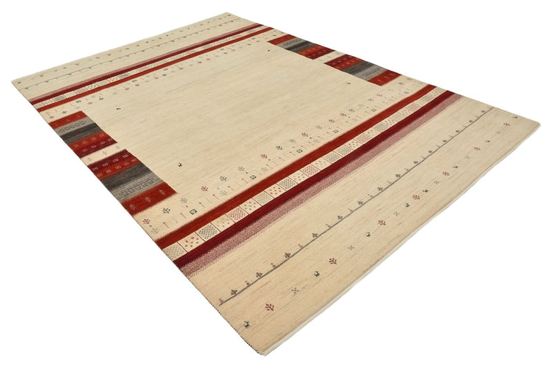 Gabbeh-mattan - Loribaft Indus - 297 x 198 cm - ljusbeige