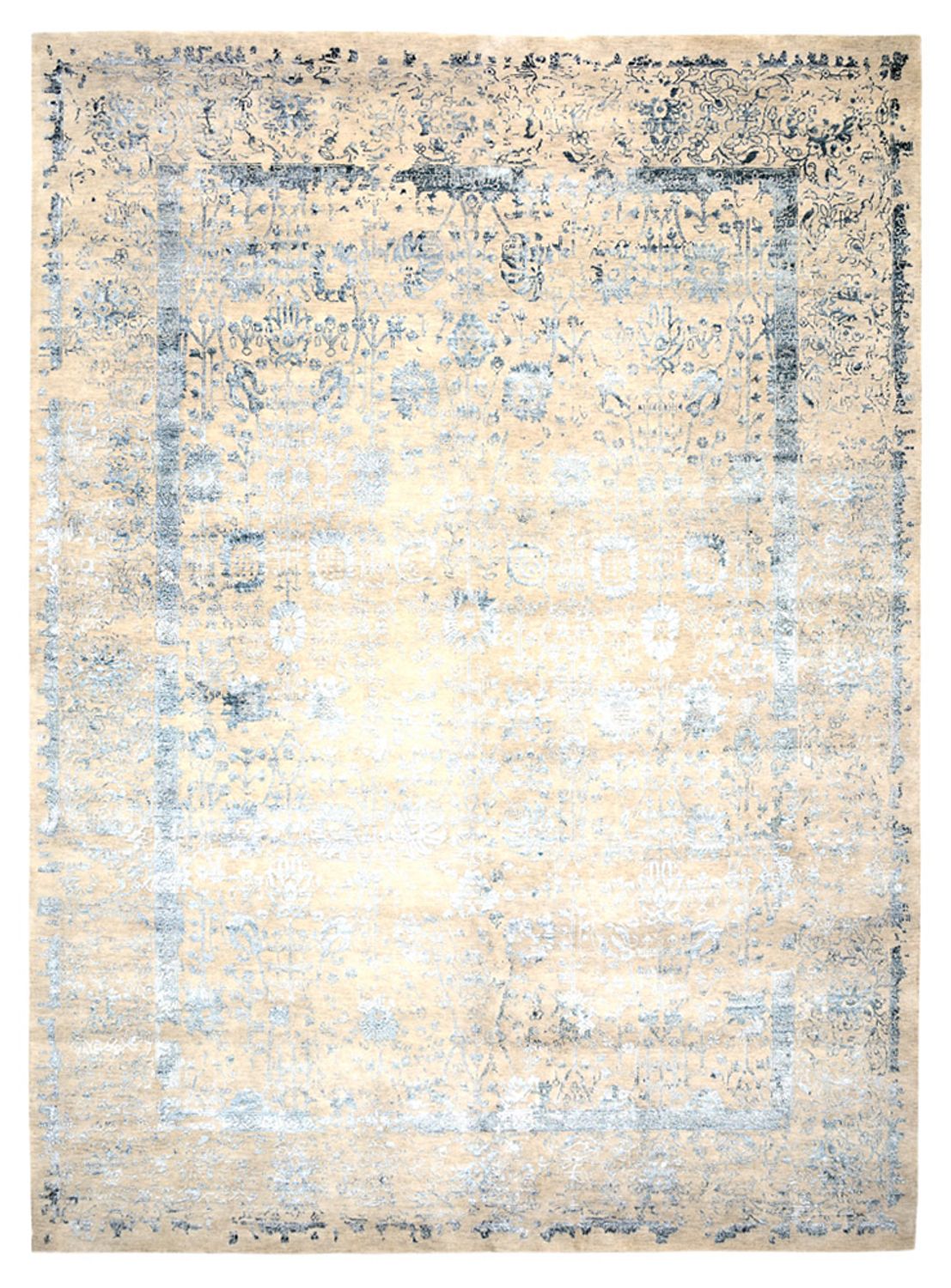 Designermatta - 372 x 268 cm - ljusbeige