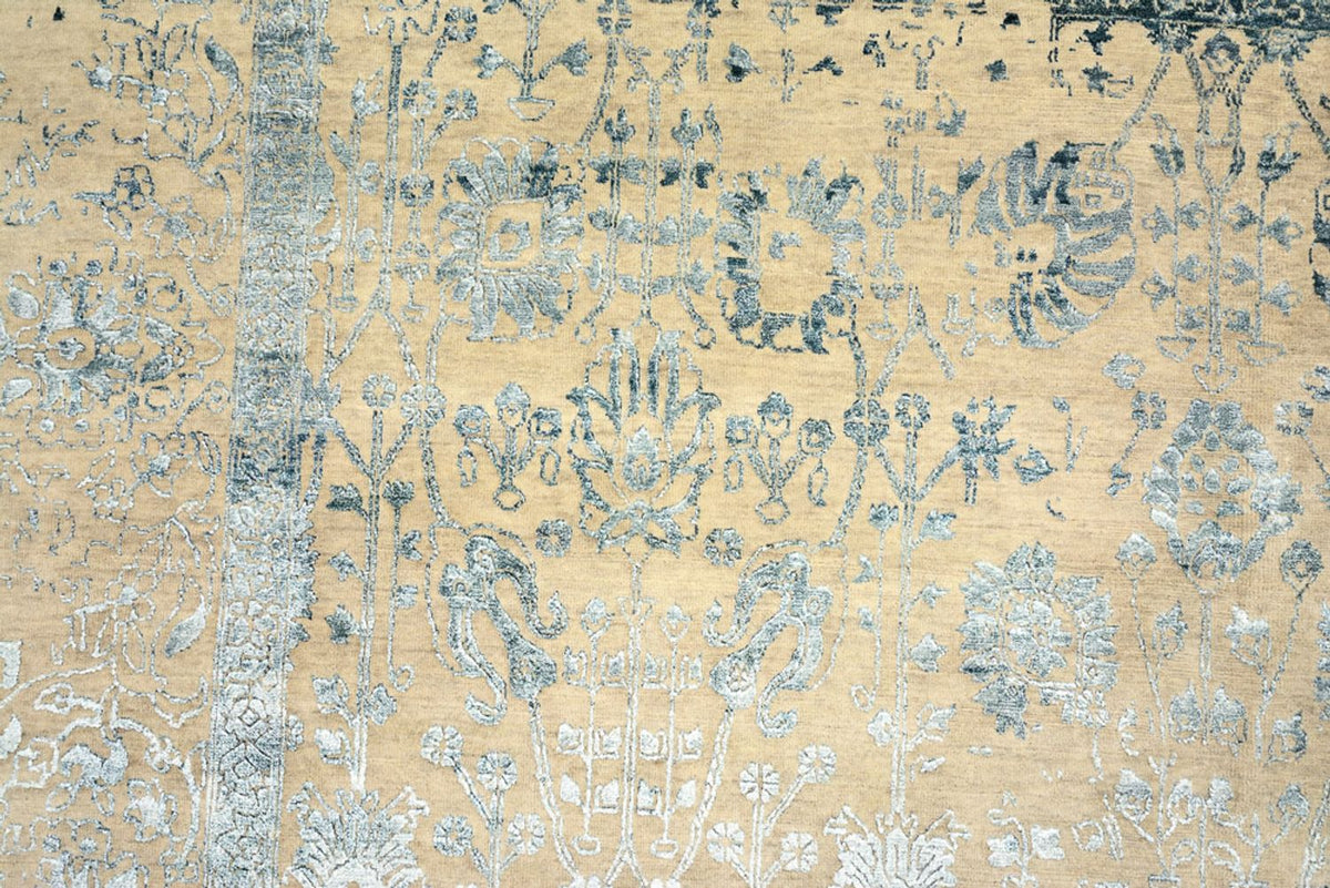 Designermatta - 372 x 268 cm - ljusbeige