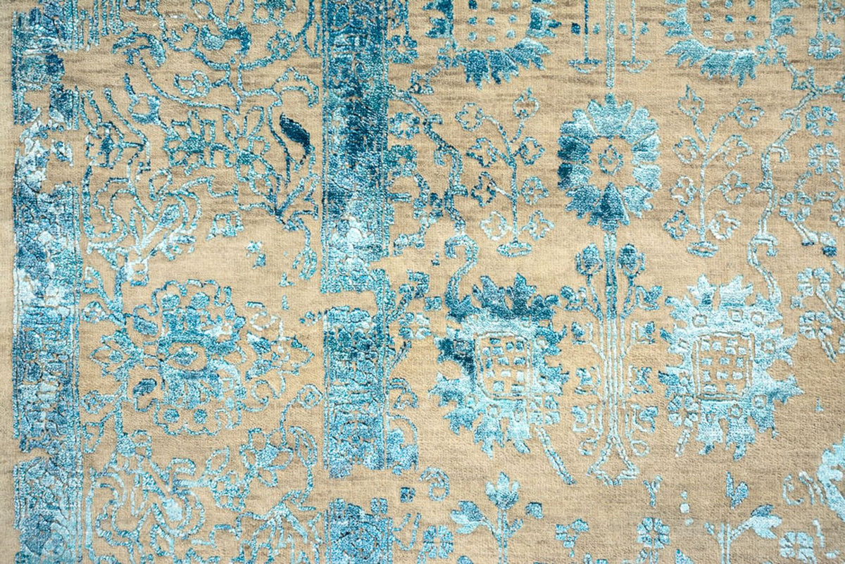 Designermatta - 341 x 249 cm - ljusbeige