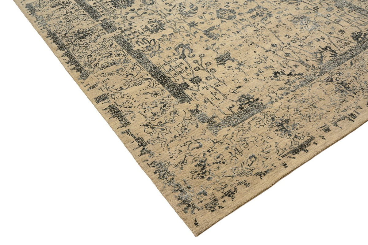 Designermatta - 302 x 201 cm - mörk beige
